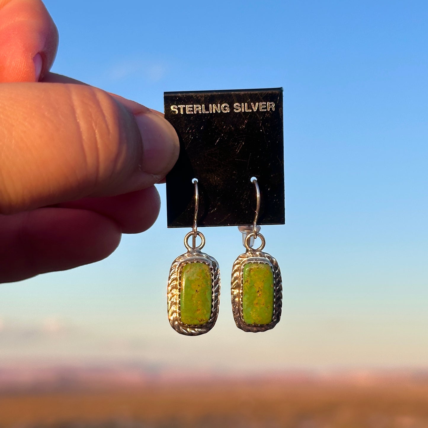 190. Turquoise Dangle Earrings