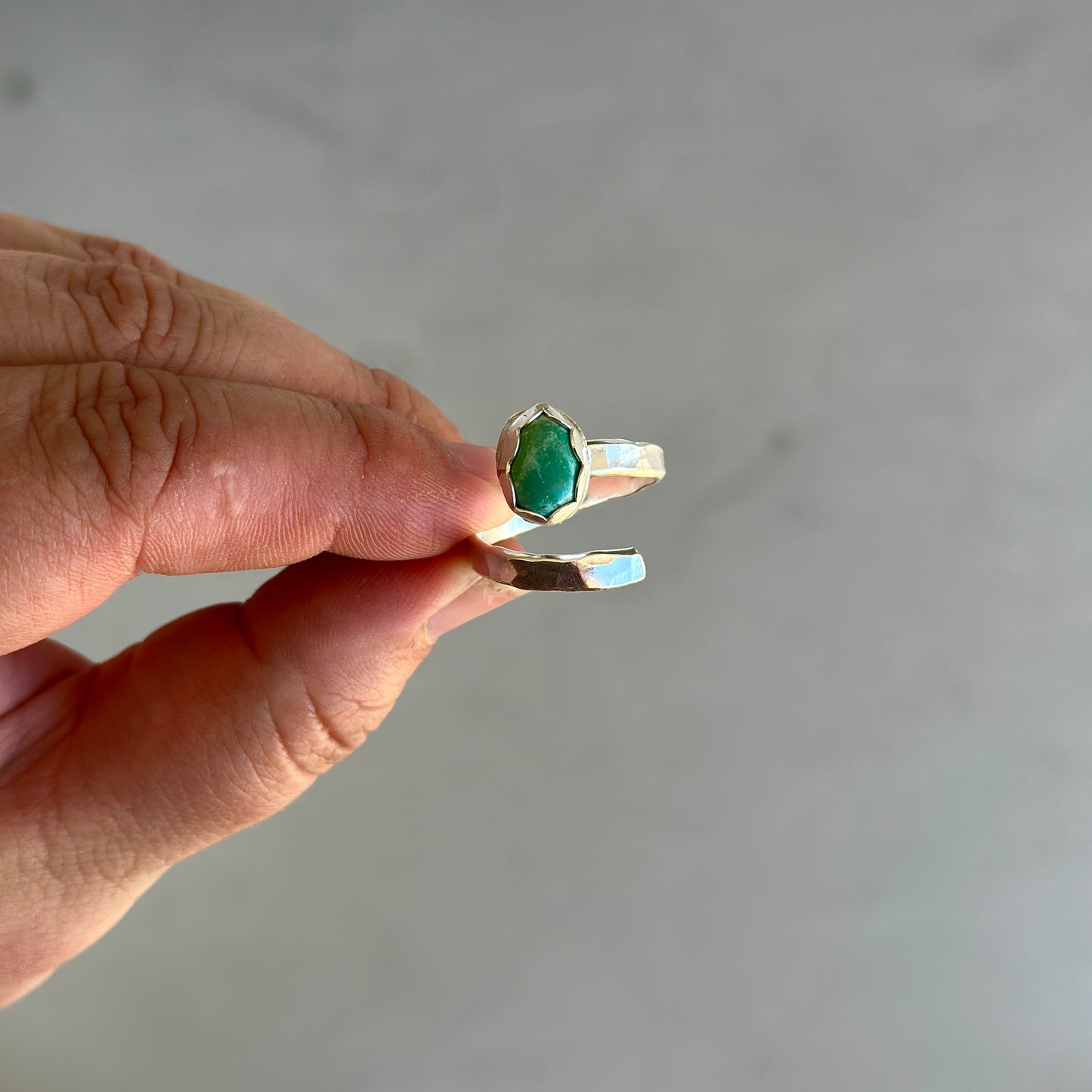 67. Turquoise Adjustable Size Ring
