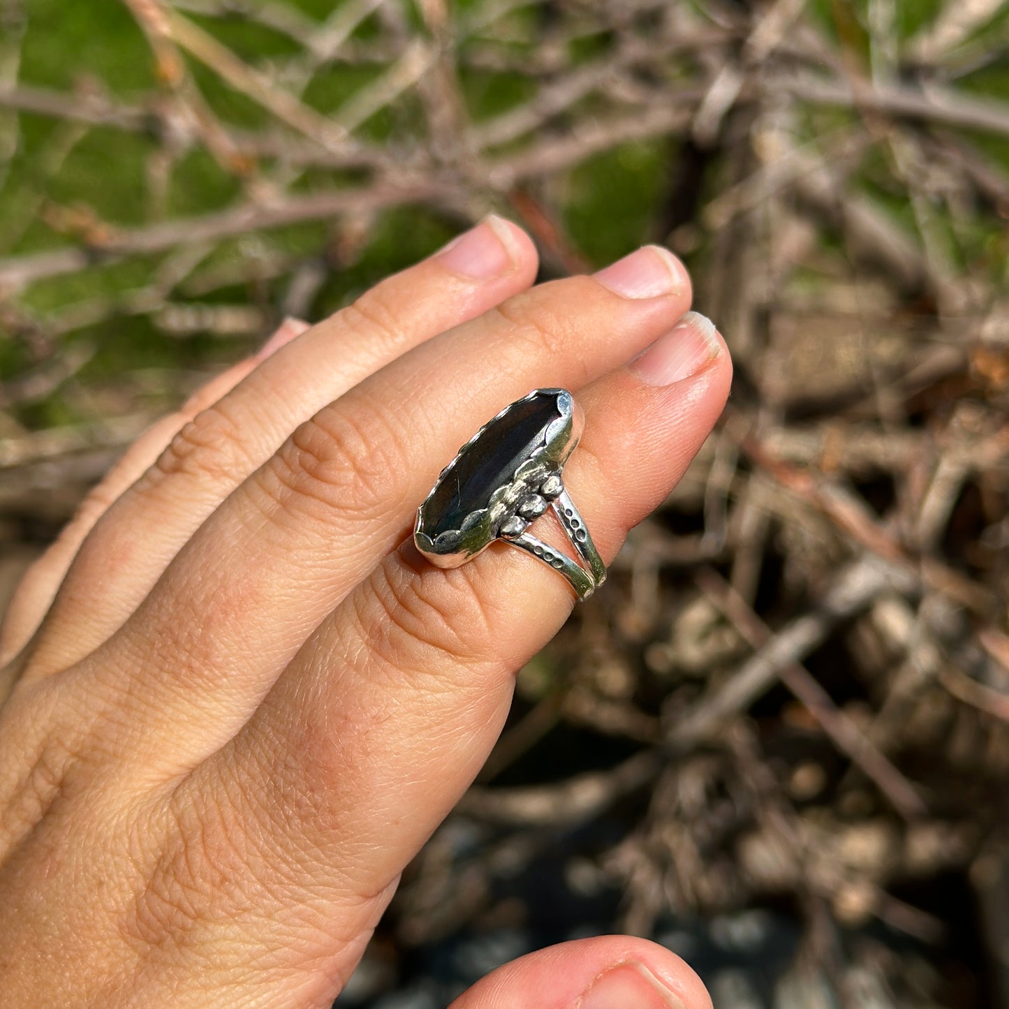 80. Labradorite Size 6.5 Ring