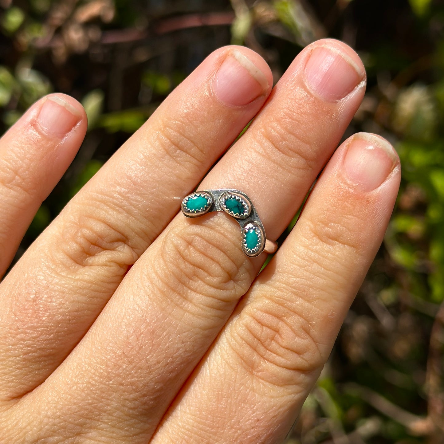 97. Turquoise Stacker Size 7.5