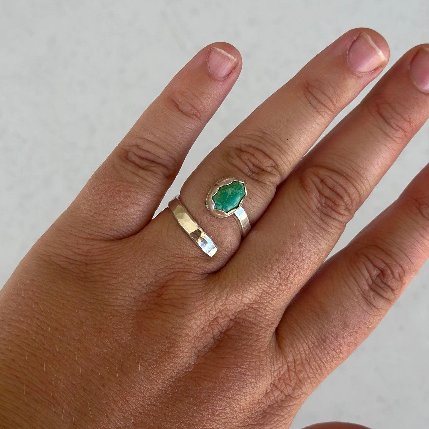 67. Turquoise Adjustable Size Ring