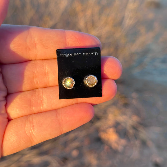180. Labradorite Stud Earrings