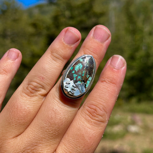 140. Mountainscape Ring Size 9