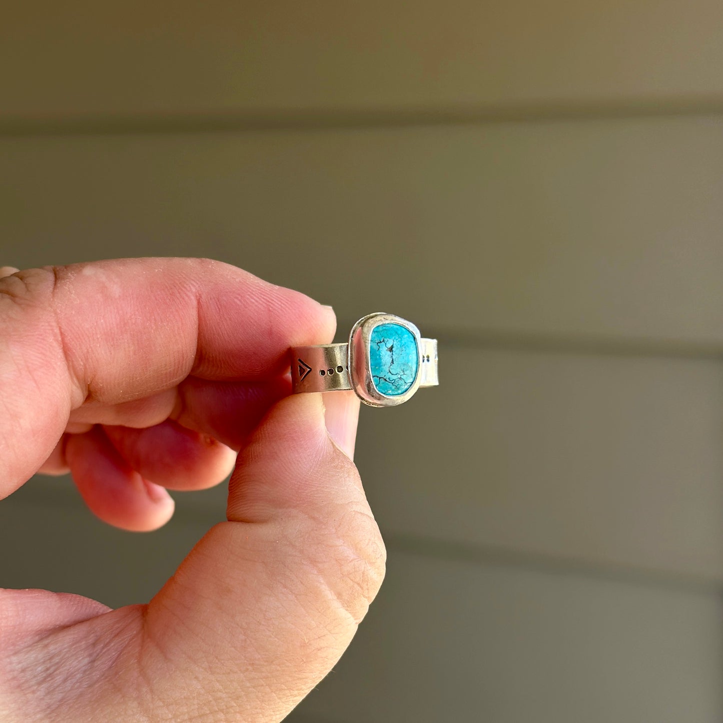 74. Turquoise Size 8 Ring