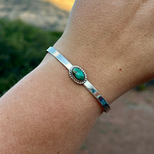 136. Turquoise 6” Cuff with 1.5” Gap