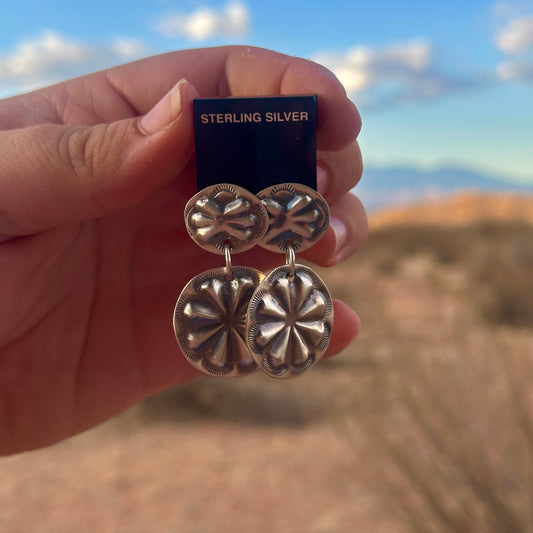 22. Concho Dangle Earrings