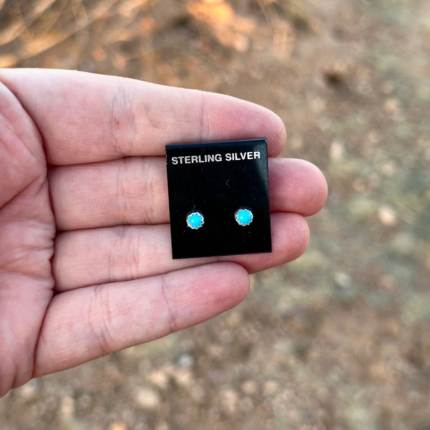 183. Turquoise Stud Earrings
