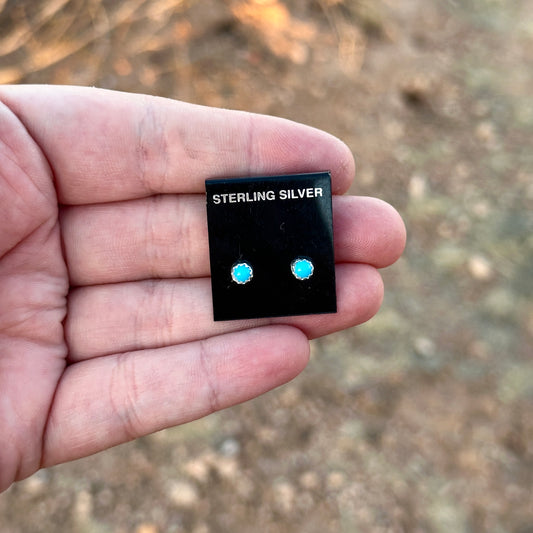 183. Turquoise Stud Earrings