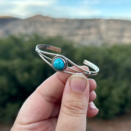 129. Turquoise 5.5” Cuff With 1” Gap