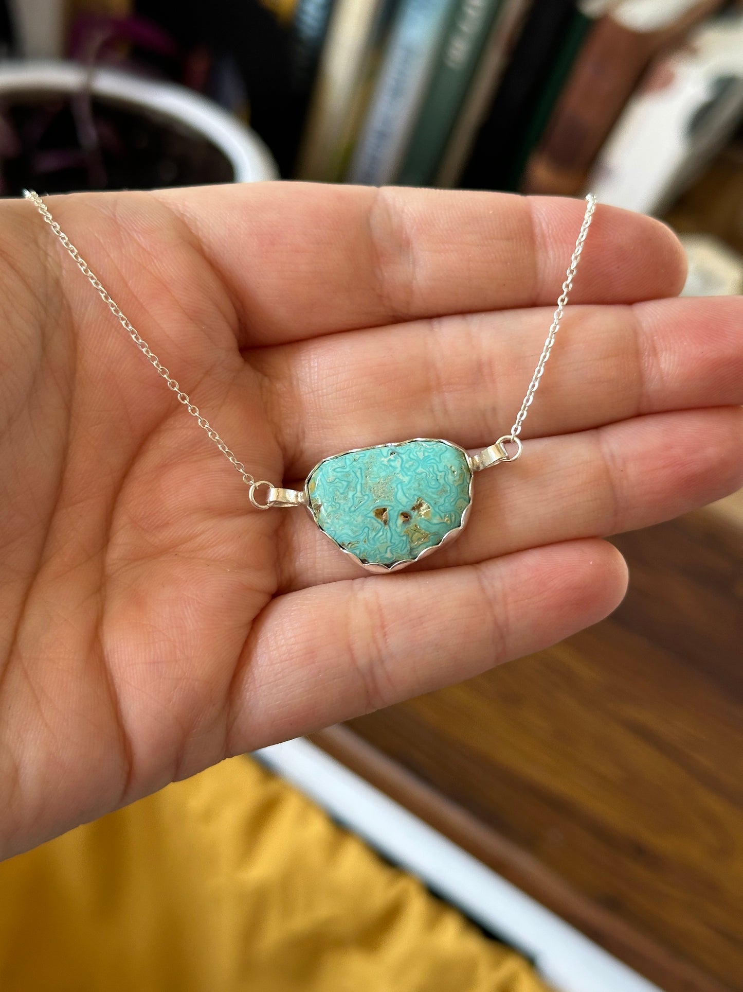 26. Arizona Turquoise Necklace 18”