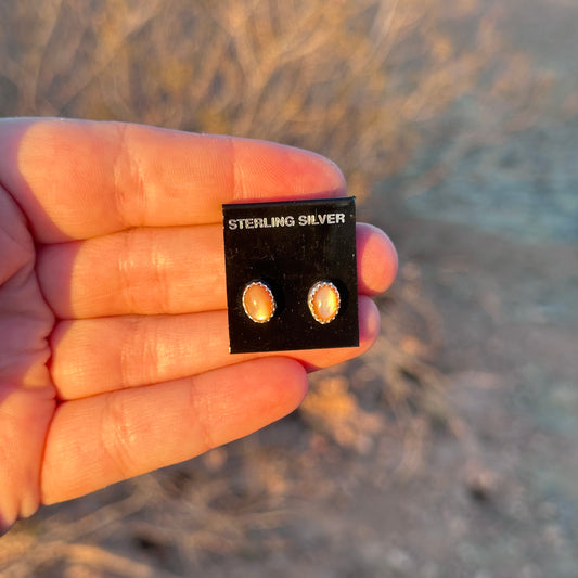 181. Mother Of Pearl Stud Earrings