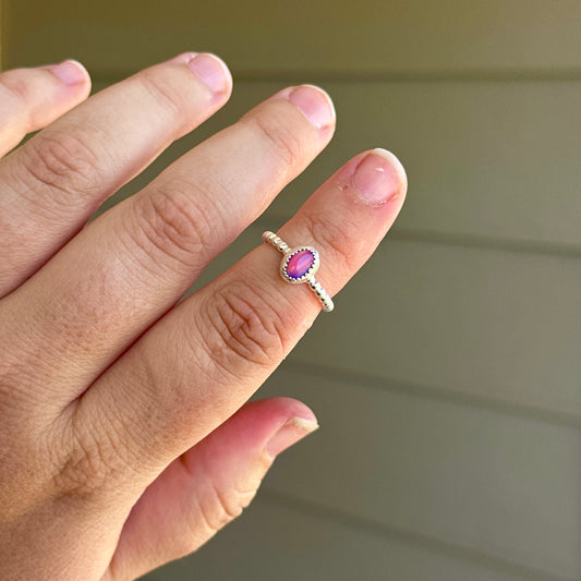 73. Galaxy Opal Size 6 Ring