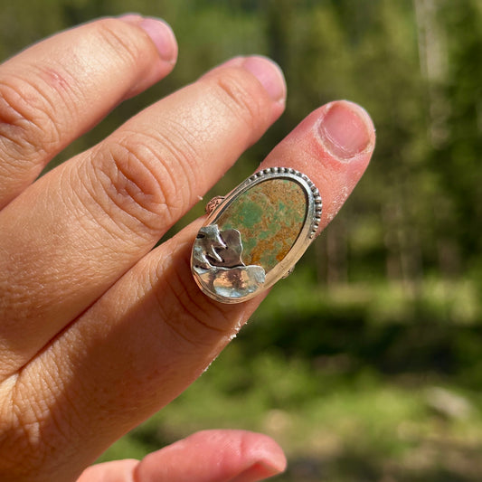 136. Mountainscape Ring Size 6