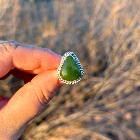 41. Size 5.5 Nephrite Jade