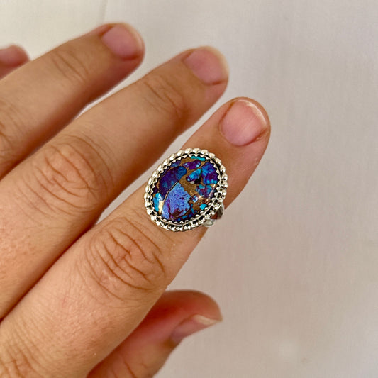 D4. Mojave Turquoise Size 5.5 Ring