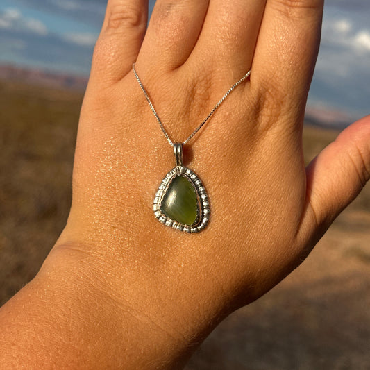 7. Jade Pendant on 18” Chain