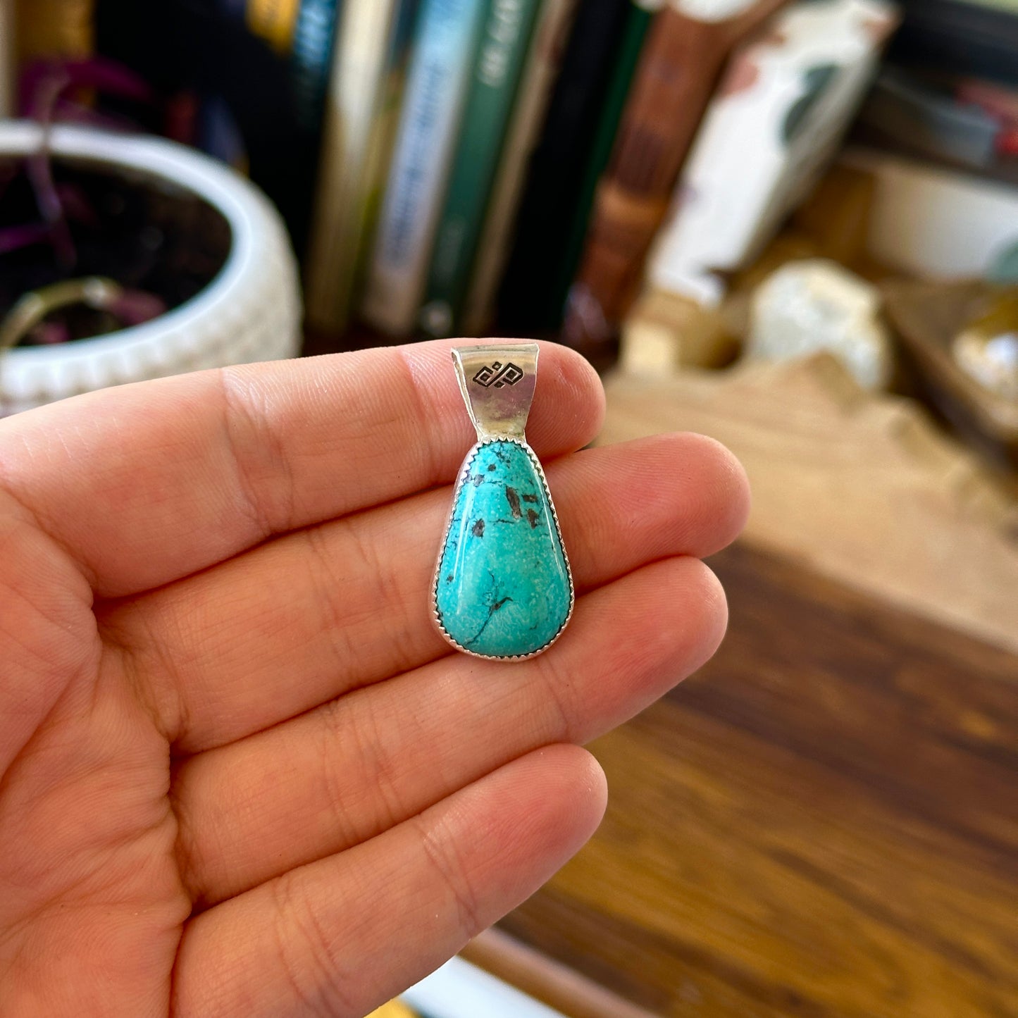 56. Turquoise Pendant (no chain)