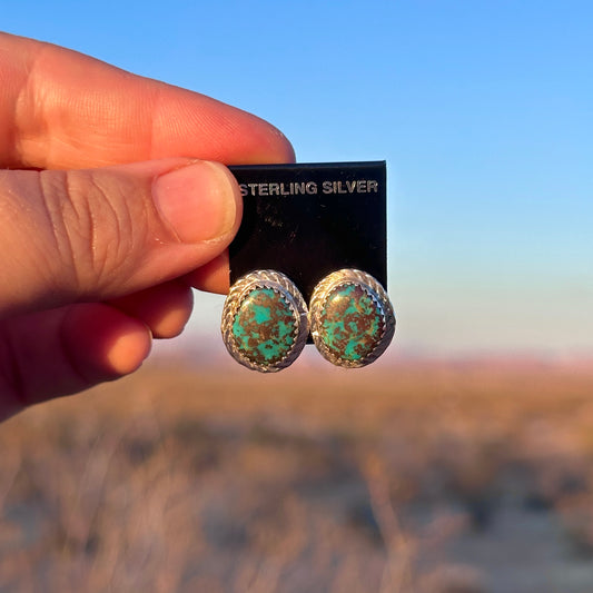 185. Turquoise Stud Earrings