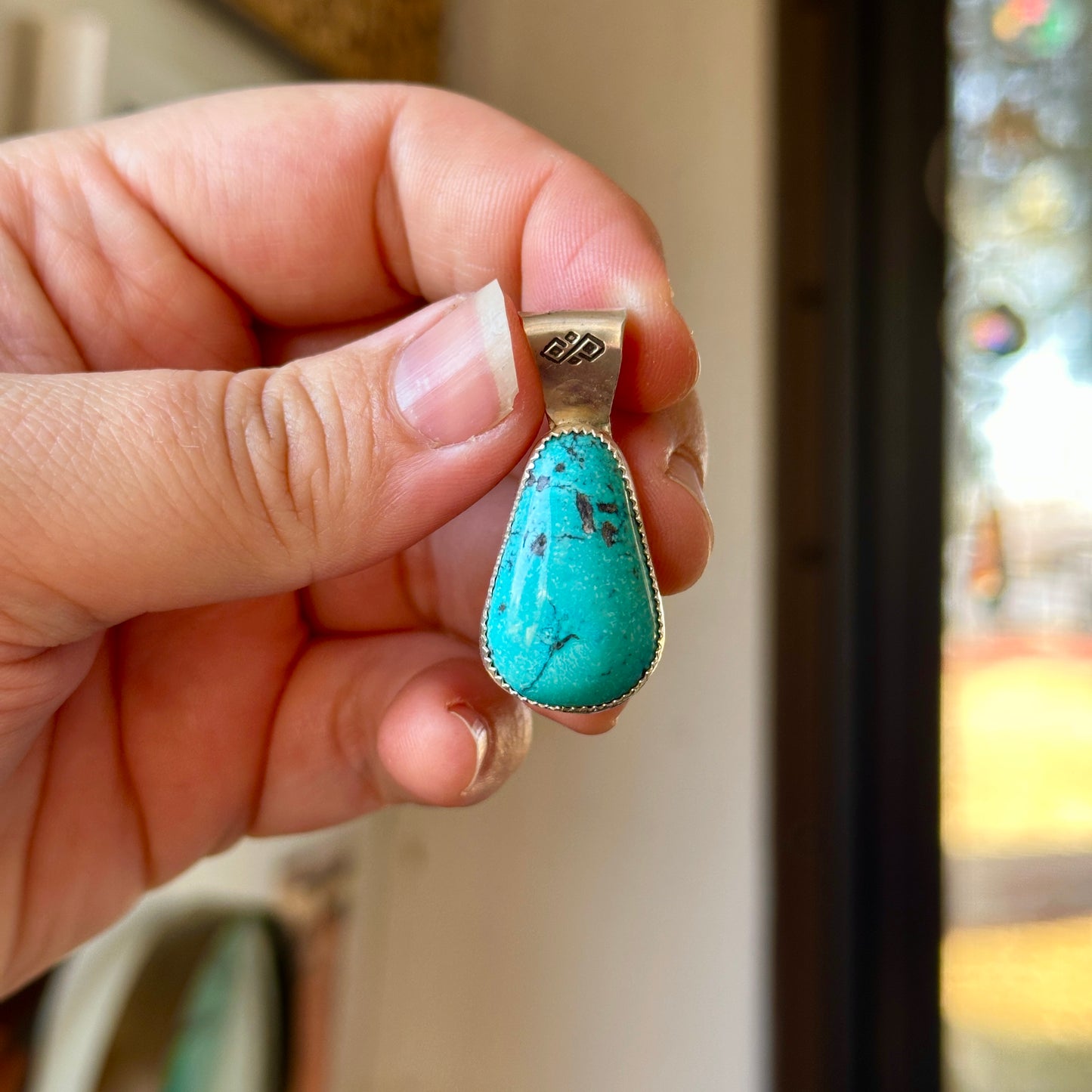 56. Turquoise Pendant (no chain)